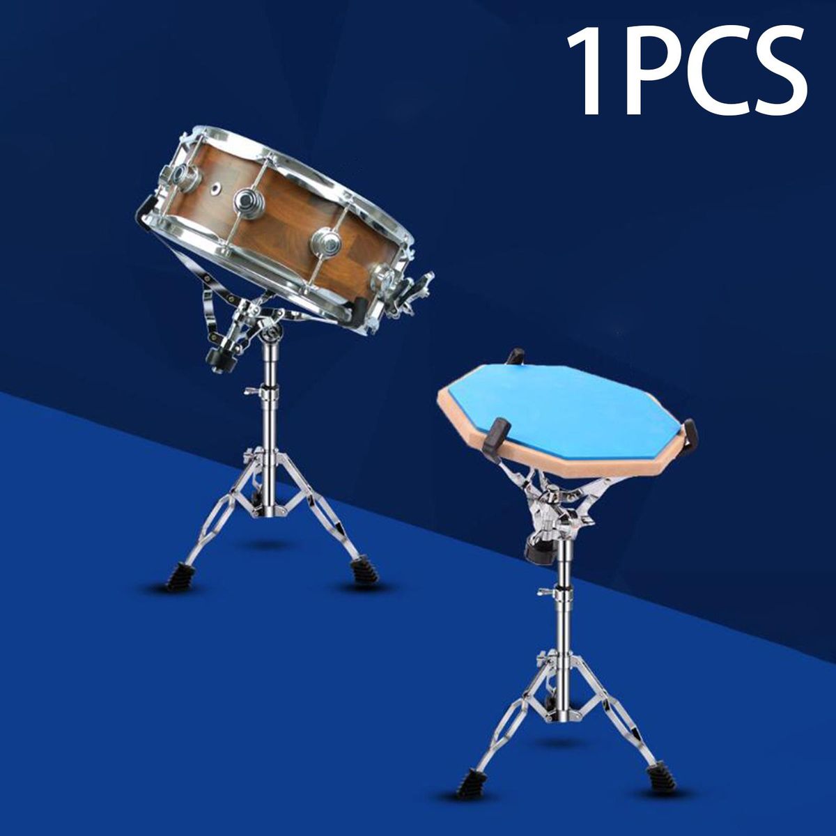 Snare Drum Stand Portable For Accessory Instrument 12 Inch