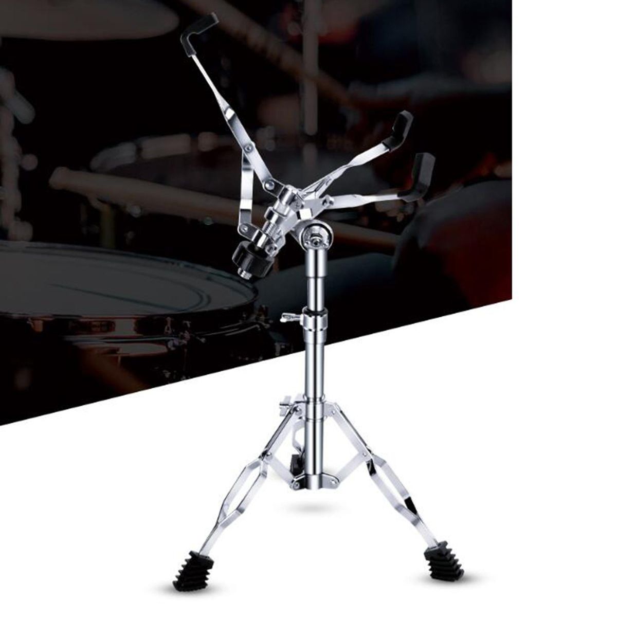 Snare Drum Stand Portable For Accessory Instrument 12 Inch