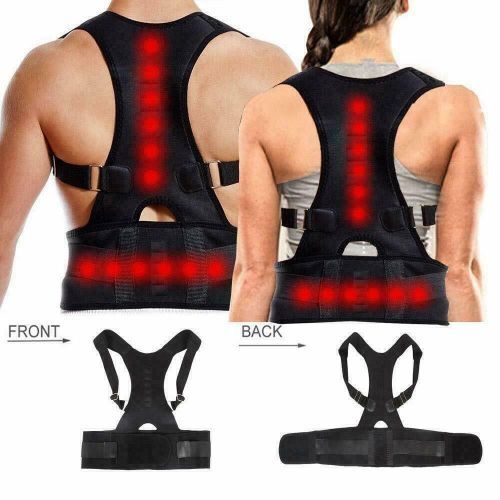 Fajas Para Adjustable Magnetic Posture Shoulder Corrective Corset Back  Belt Lumbar Support Straight Corrector Shapewear