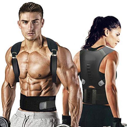 Fajas Para Adjustable Magnetic Posture Shoulder Corrective Corset Back  Belt Lumbar Support Straight Corrector Shapewear