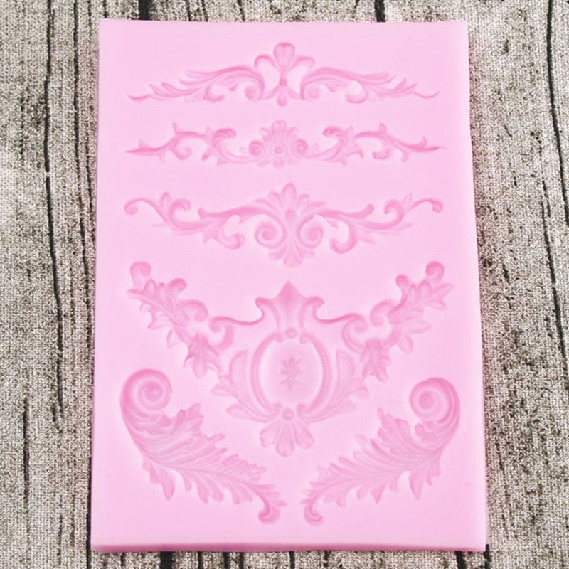 1Pc Flower Pattern Silicone Mold Mat 3D Lace Embossing Mold