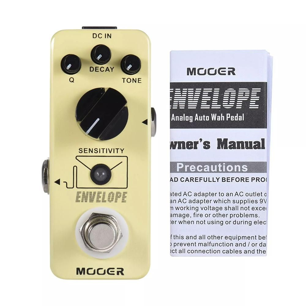MOOER ENVELOPE Analog Auto Wah Guitar Effect Pedal True Bypass Full Metal Shell