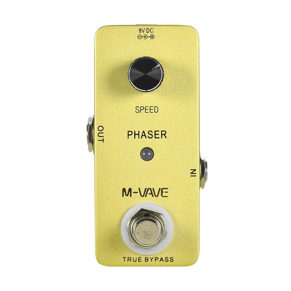 M-VAVE PHASER Analog Phase Guitar Effect Pedal Zinc Alloy Shell True Bypass Electric Guitar Effect Pedal