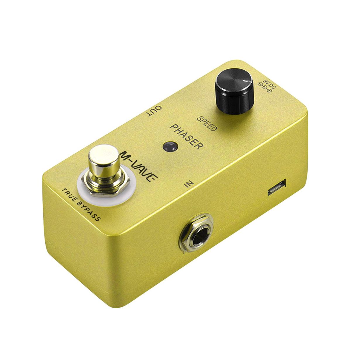 M-VAVE PHASER Analog Phase Guitar Effect Pedal Zinc Alloy Shell True Bypass Electric Guitar Effect Pedal