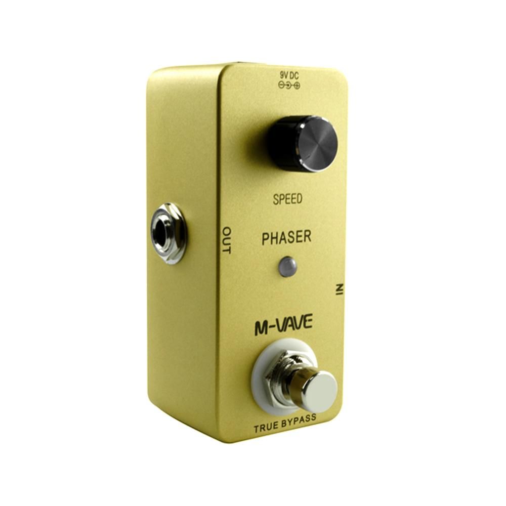 M-VAVE PHASER Analog Phase Guitar Effect Pedal Zinc Alloy Shell True Bypass Electric Guitar Effect Pedal