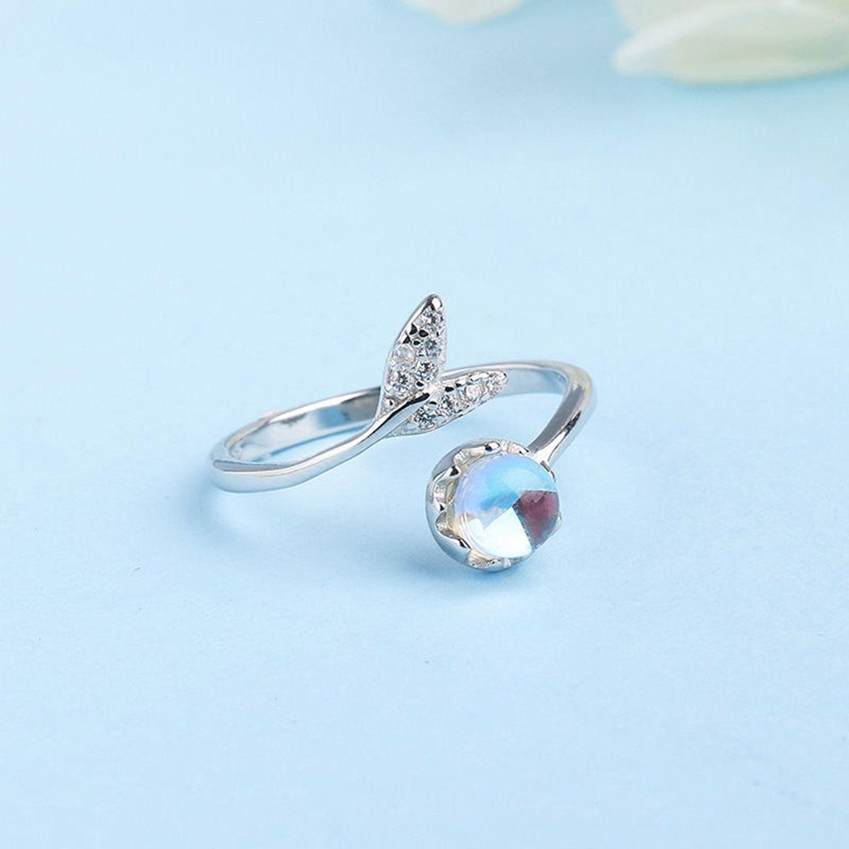 Open Ring Lady Index Finger Ring Silver