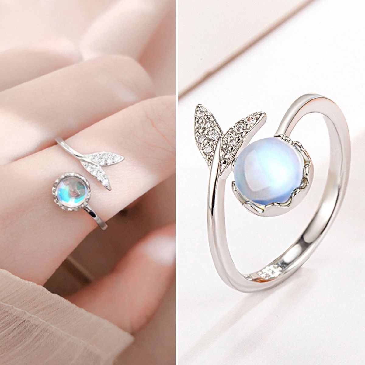 Open Ring Lady Index Finger Ring Silver