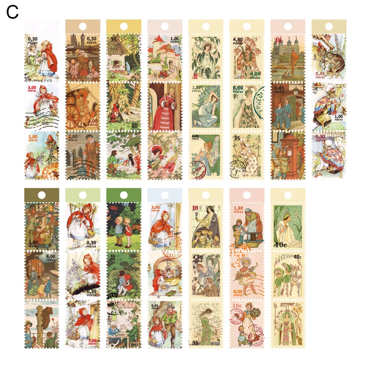 45PcsSet Material Paper DIY Decorative Scrapbook Paper C