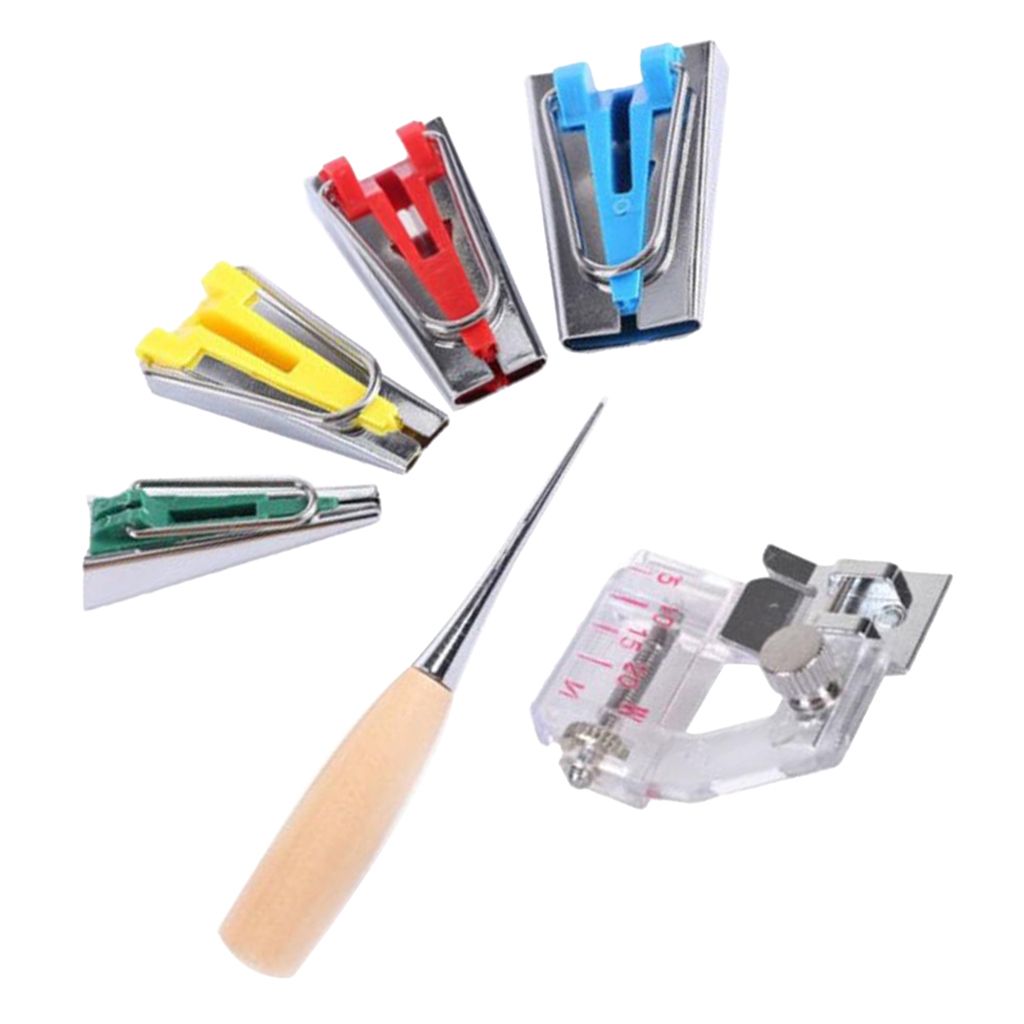 1 Set Fabric Bias Tape Maker Kits For Sewing Quilting