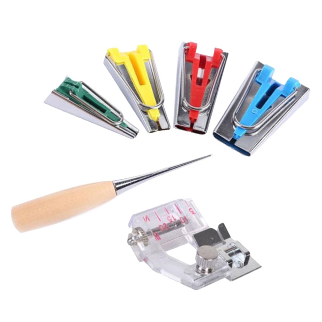1 Set Fabric Bias Tape Maker Kits For Sewing Quilting