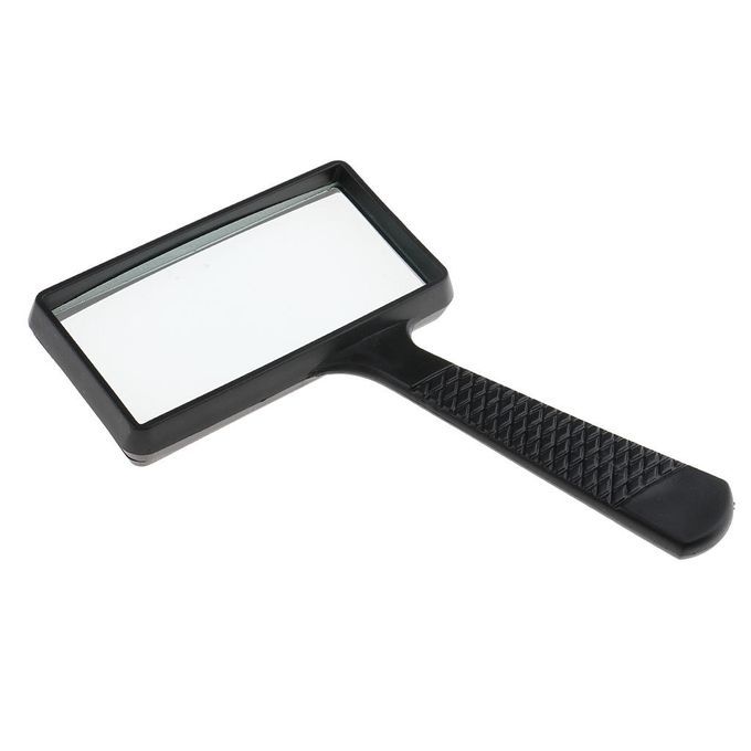 Handheld Rectangular 3X Magnifier Magnifying Glass Loupe For Reading
