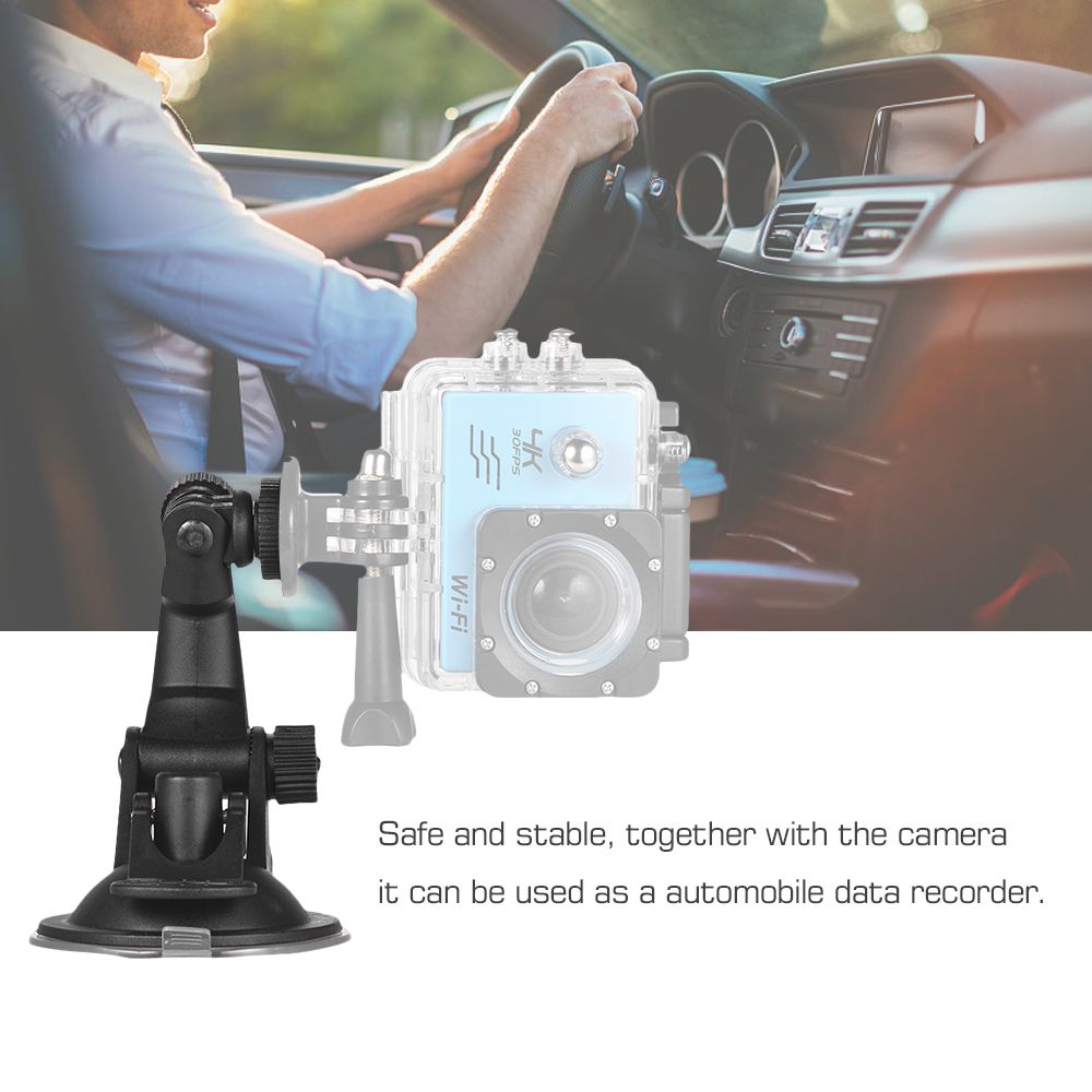 Action Camera Accessories Car Suction Cup Mount + Tripod