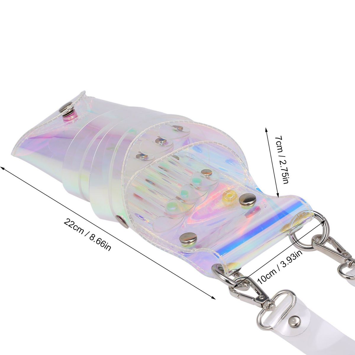 Transparent Scissors Bag Salon Hairdressing Tools Pockets