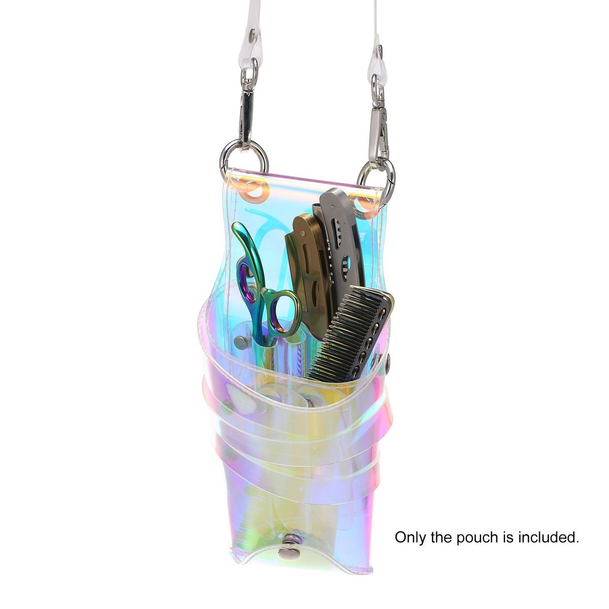 Transparent Scissors Bag Salon Hairdressing Tools Pockets