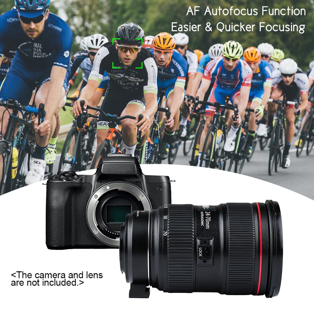 EF-EOS M2 Auto Focus Lens Mount Adapter Ring 0.71X