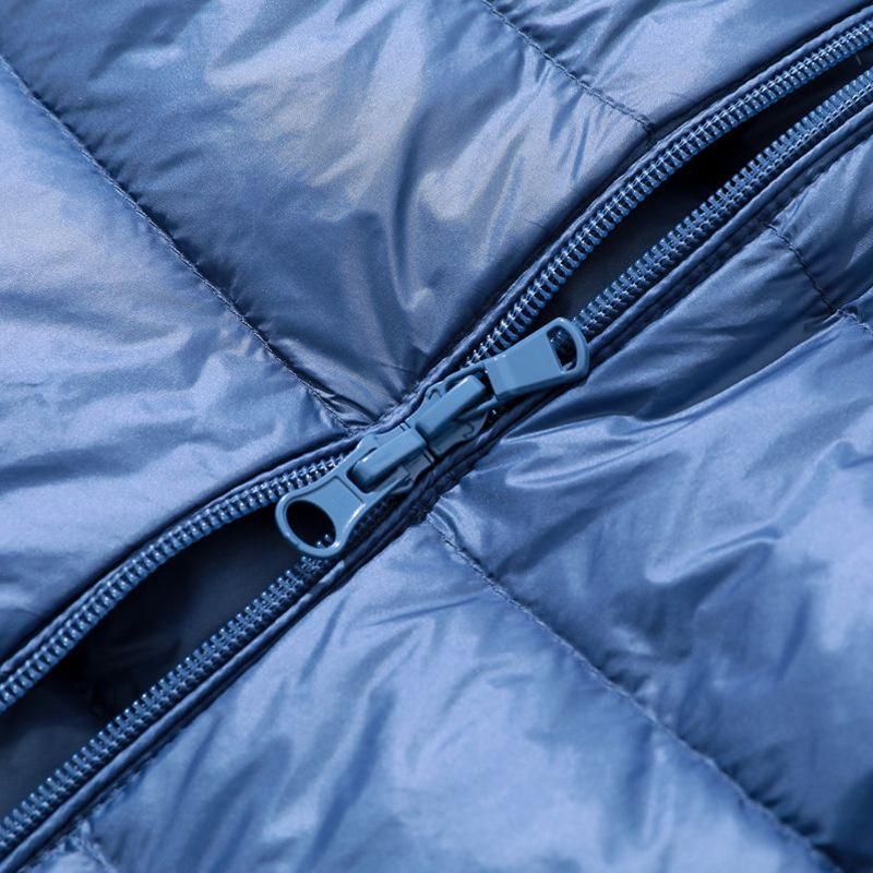 Down jacket women's new lightweight medium length detachable hat with extra fat size 200 catties can