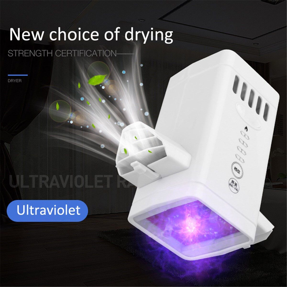 Electric Clothes Drying Hanger Smart Timing Shoes Dryer Rack Travel Clothes Disinfection 110-220V