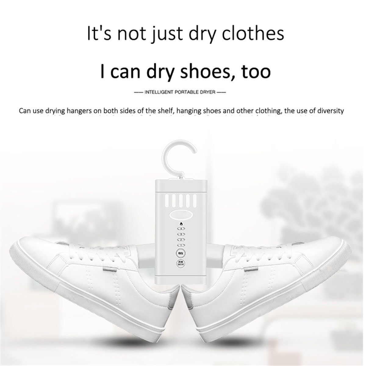 Electric Clothes Drying Hanger Smart Timing Shoes Dryer Rack Travel Clothes Disinfection 110-220V