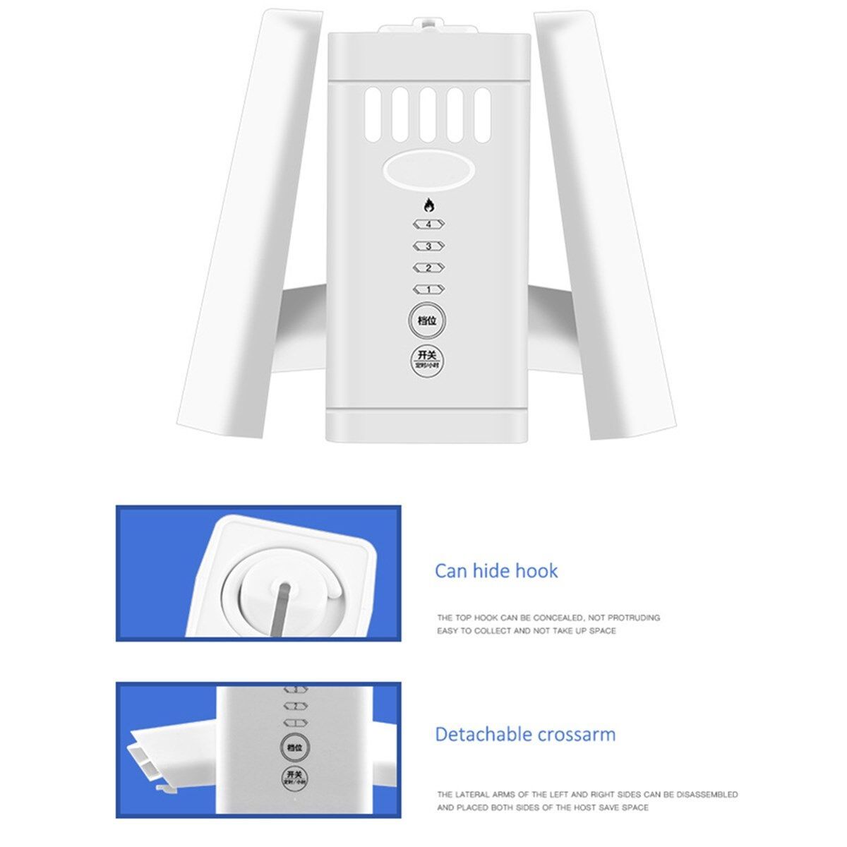 Electric Clothes Drying Hanger Smart Timing Shoes Dryer Rack Travel Clothes Disinfection 110-220V