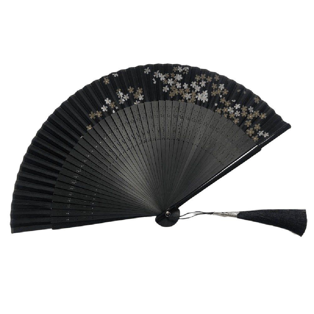 Silks Bone Fan Chinese Hundred Folding Fan Bamboo Bone Hand