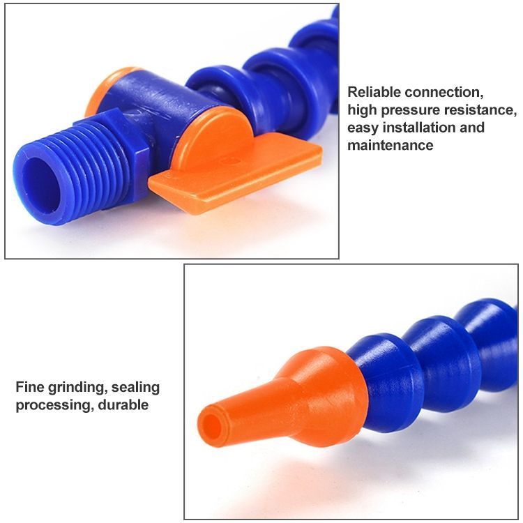 1/4 Inch 40cm Plastic Flexible Water Oil Cooling Hose