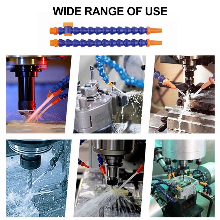 1/4 Inch 40cm Plastic Flexible Water Oil Cooling Hose