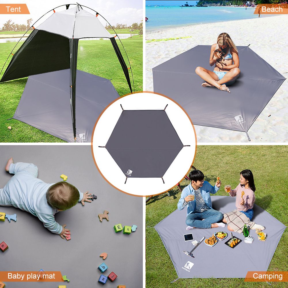 Waterproof Camping Tarp Thicken Picnic Mat Durable Beach Pad