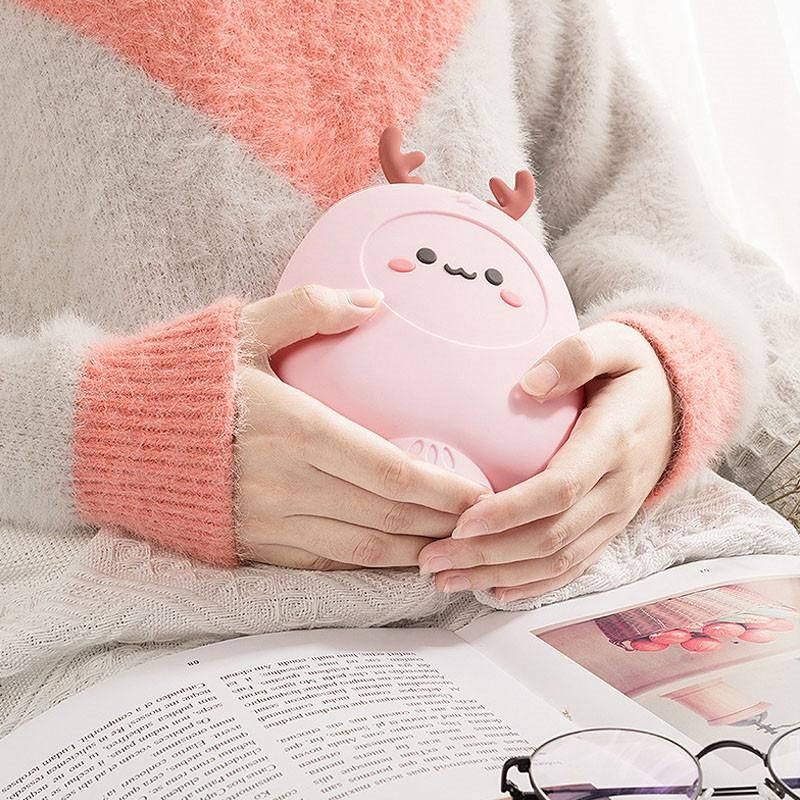 1Pcs Creative Green Silicone Cute Water Injection Warm