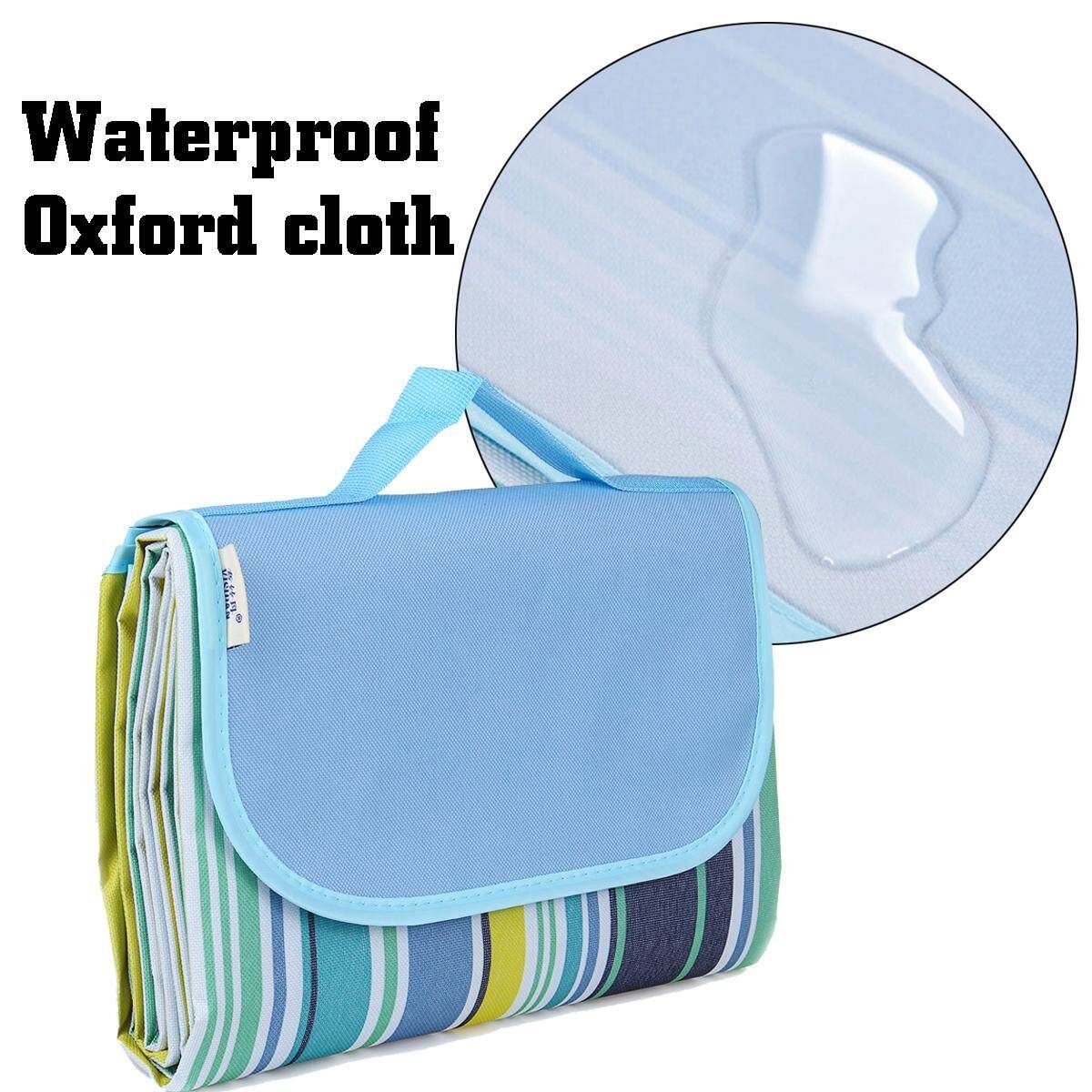 Outdoor Camping Picnic Blanket Large Waterproof Beach Sand Portable Mat PVC 195 X 200