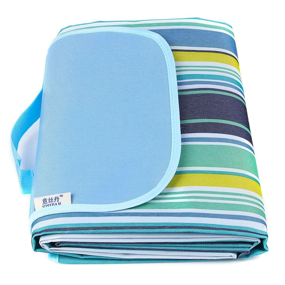 Outdoor Camping Picnic Blanket Large Waterproof Beach Sand Portable Mat PVC 195 X 200