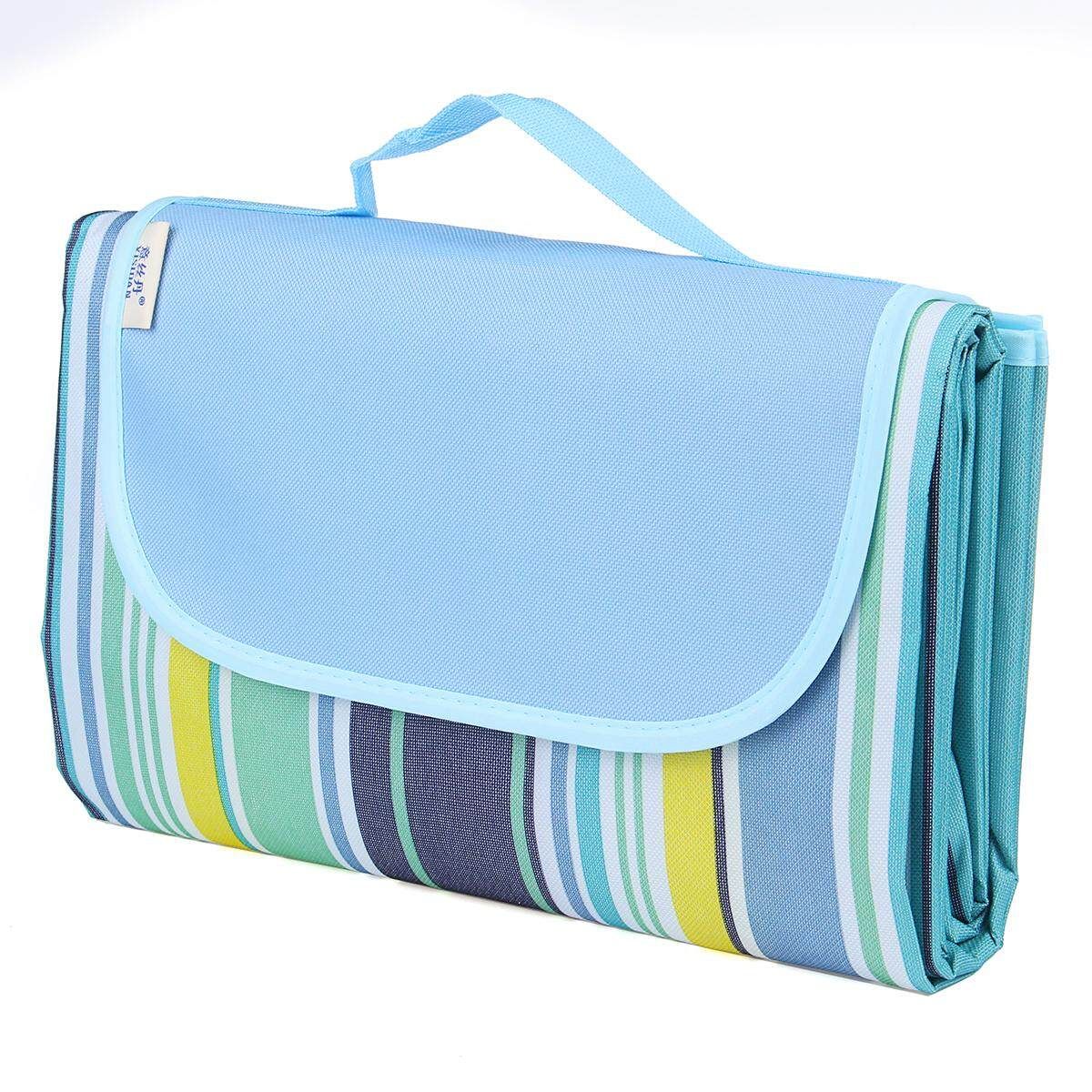 Outdoor Camping Picnic Blanket Large Waterproof Beach Sand Portable Mat PVC 195 X 200