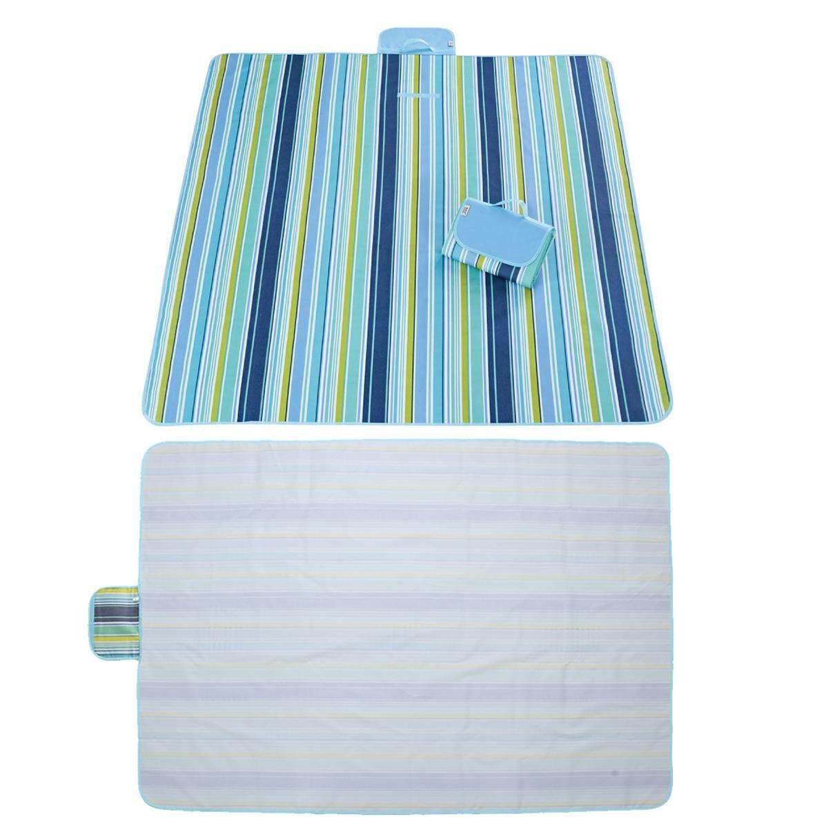 Outdoor Camping Picnic Blanket Large Waterproof Beach Sand Portable Mat PVC 195 X 200