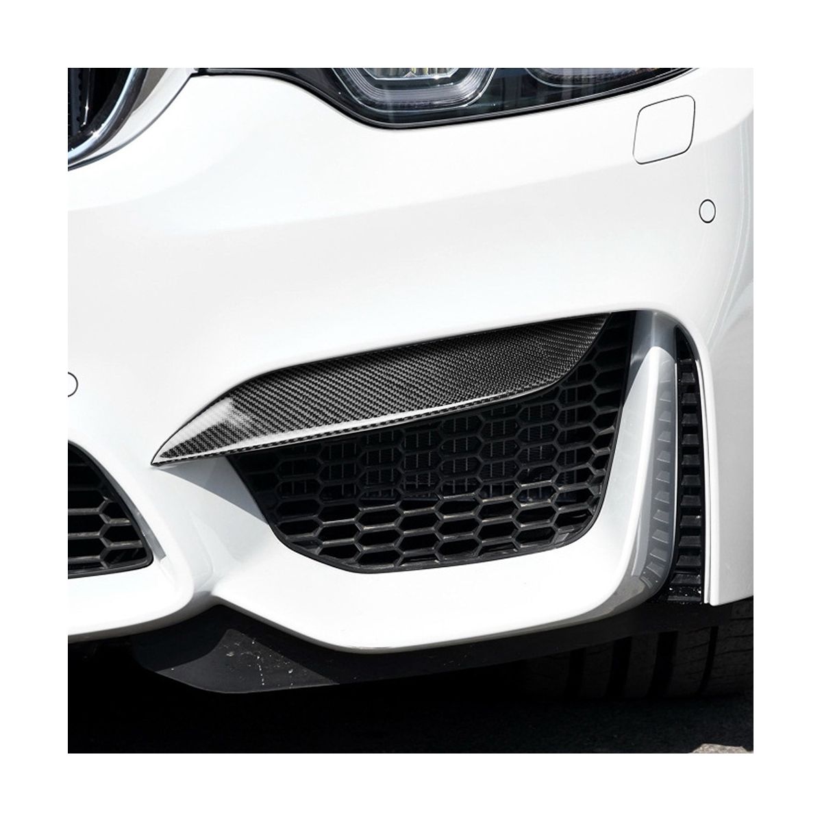 Car Front Bumper Front Bag Corners Spoiler Splitter Lip Front Bumper Frame Trim Exterior Tuning for M3 F80 F82 F83