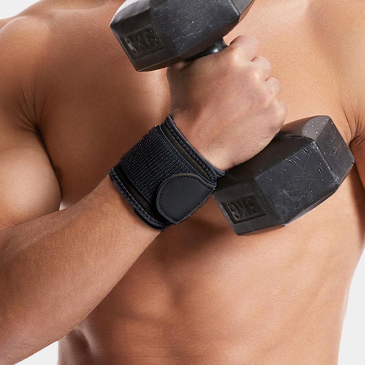 1Pc Wrist Strap Wrist Support Prevention Wrist Pain Black
