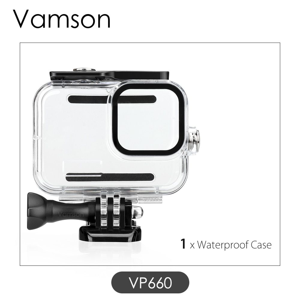 For GoPro Hero 10 9 Black Underwater Waterproof Case Diving Protective Cover Housing Mount For Go Pro 9 Accessories VP660-VP660