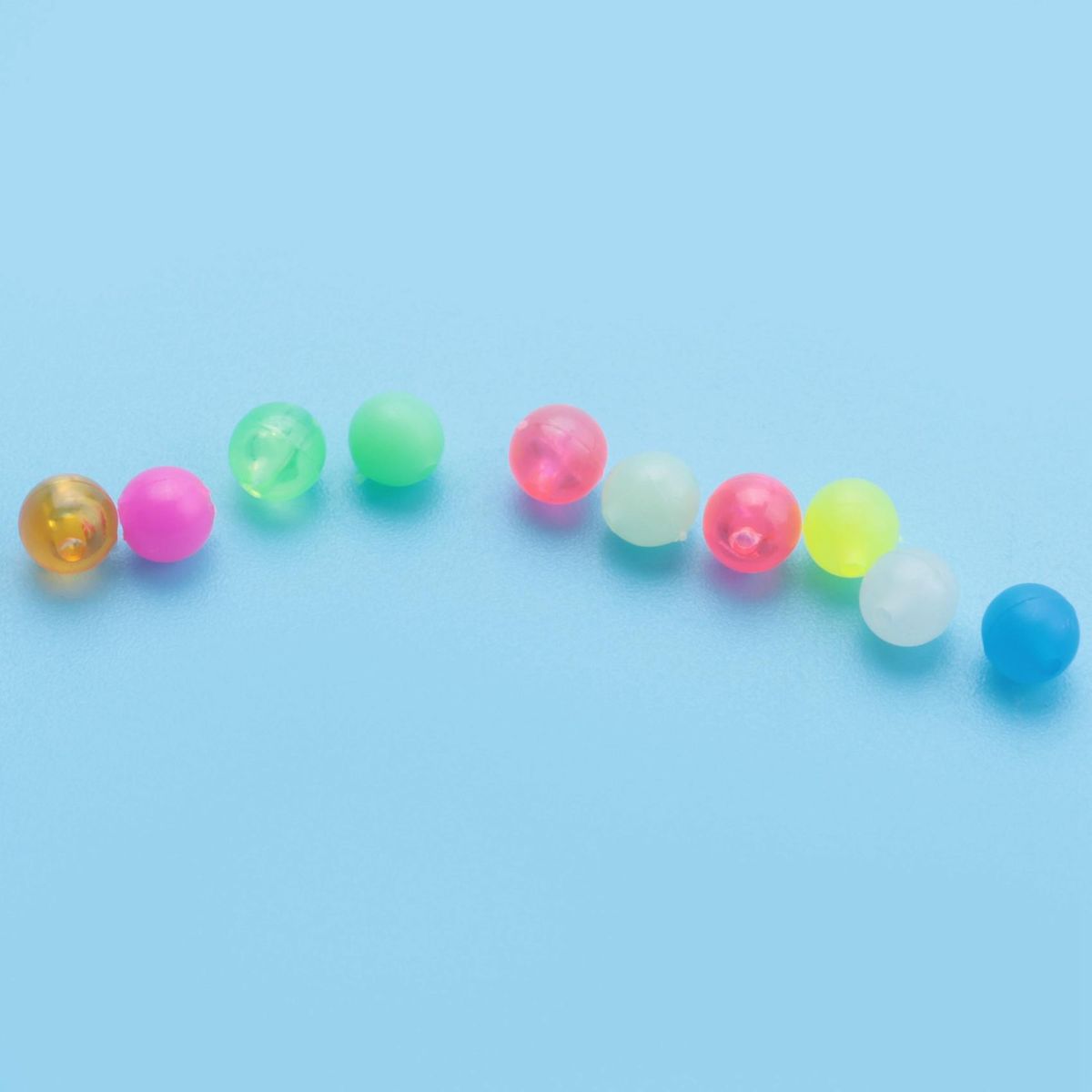1000Pcs/Set Fishing Beads 5mm Floats Glow Beads Fishing Acce