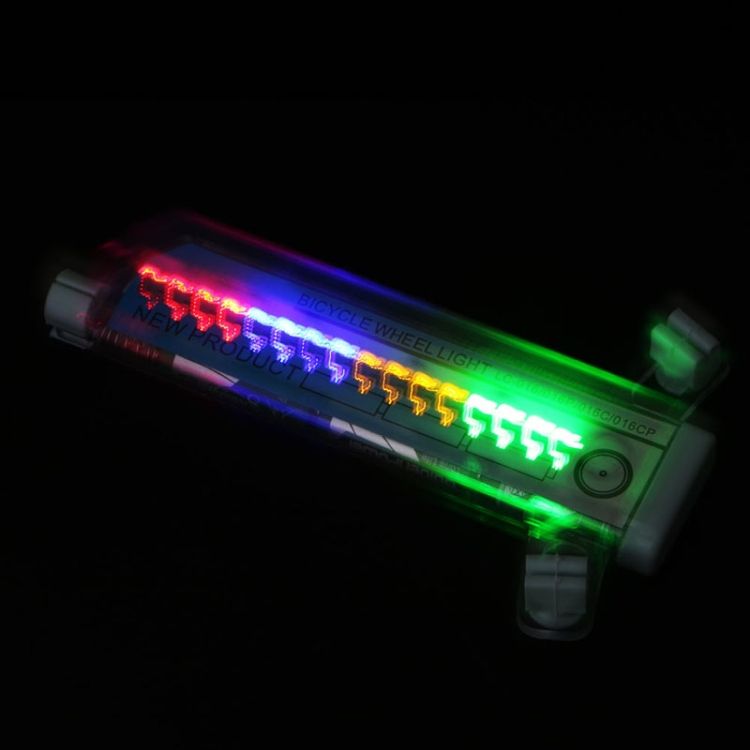 Bike Cycling Bicycle Tire Valve 32 Led Flash Spoke Wheel Light 32 LED Wheel Light