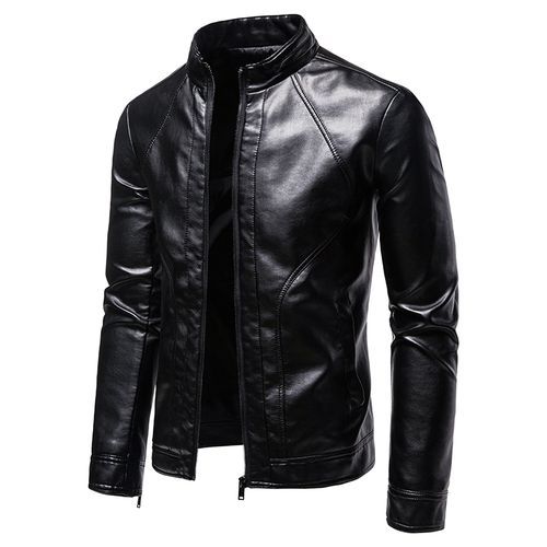Men's Windproof Stand-collar Outdoor Piyi-Black