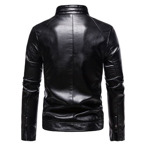 Men's Windproof Stand-collar Outdoor Piyi-Black