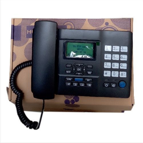GSM SIM Table /Landline Phone With Keypad Backuplight- F501