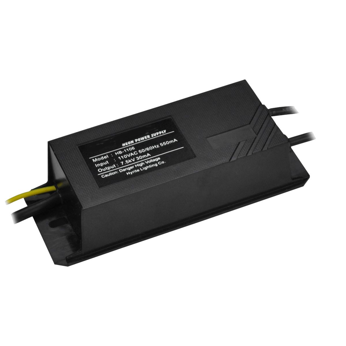 Light Electronic Transformer 2-6M Sign Power Supply 75KV 30MA LED Power Supply Electronic Transformer