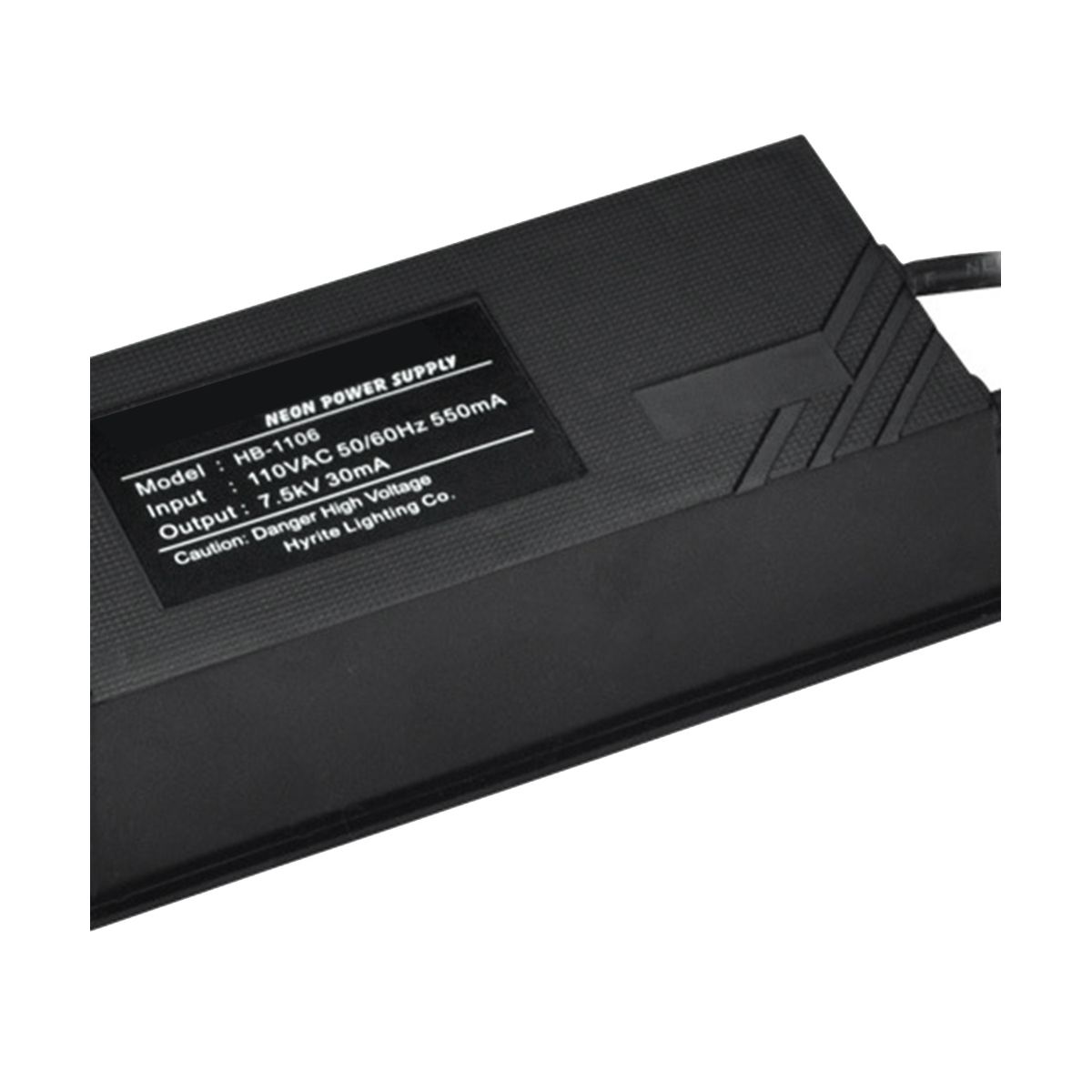 Light Electronic Transformer 2-6M Sign Power Supply 75KV 30MA LED Power Supply Electronic Transformer