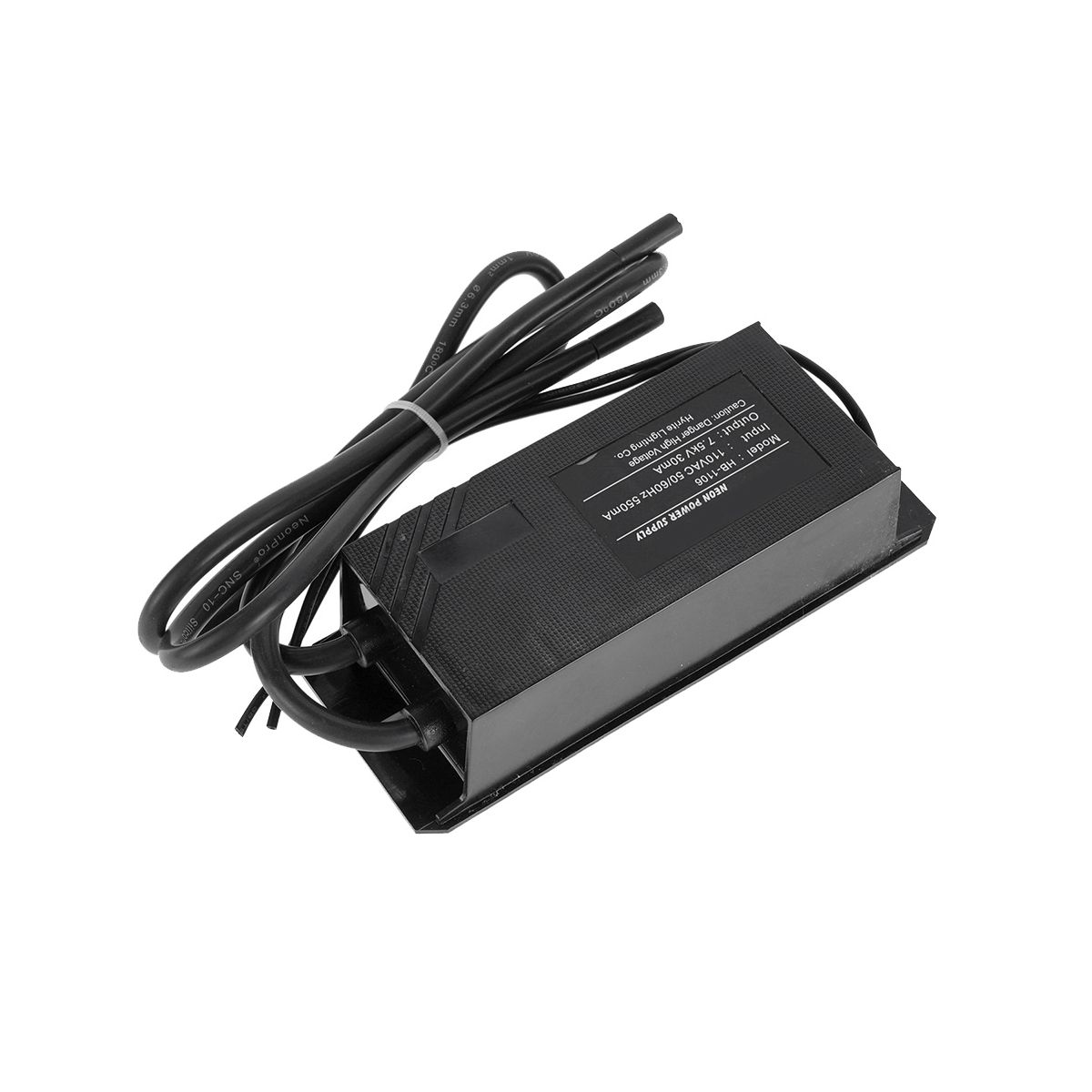 Light Electronic Transformer 2-6M Sign Power Supply 75KV 30MA LED Power Supply Electronic Transformer