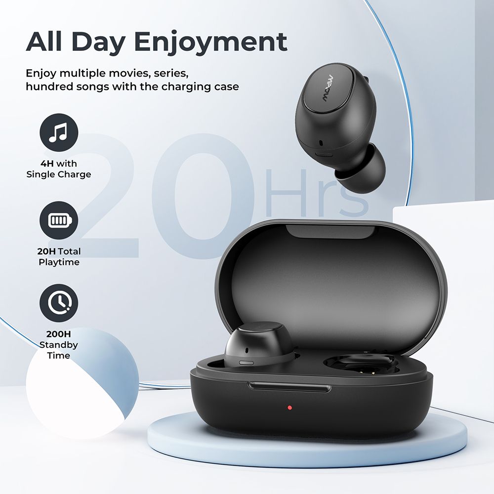 Mpow Mdots True Wireless Earbuds Bluetooth Earphones With Mic Punchy Earphone