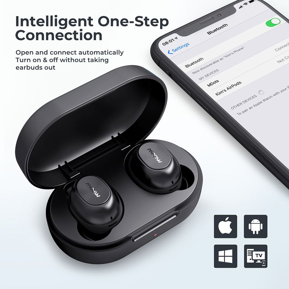Mpow Mdots True Wireless Earbuds Bluetooth Earphones With Mic Punchy Earphone