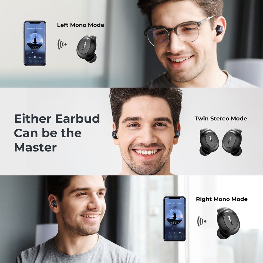 Mpow Mdots True Wireless Earbuds Bluetooth Earphones With Mic Punchy Earphone