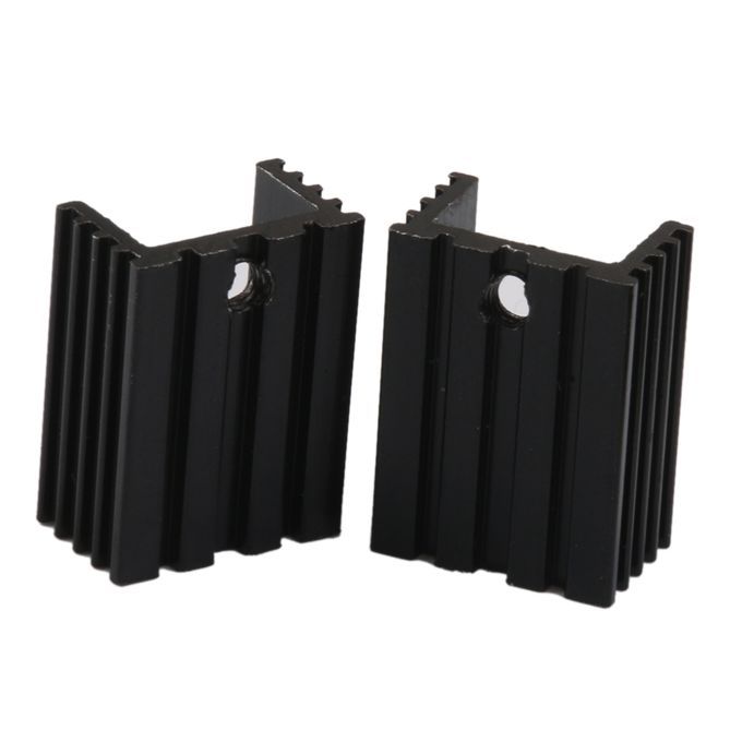 10Pcs 20x15x10mm Aluminum TO220 Triode IC Heat Sink Cooling Fin