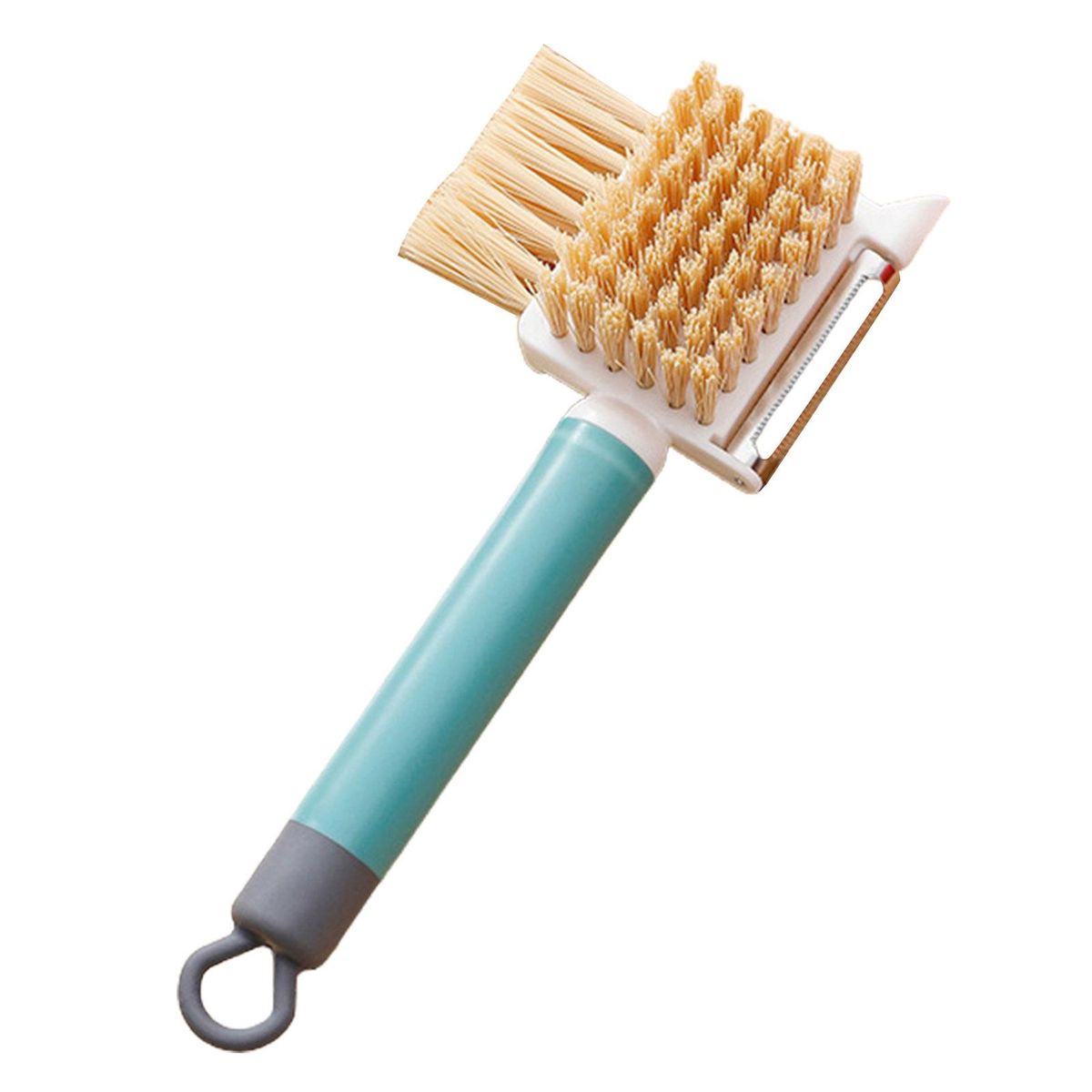 Fruit Brush Scrubber Long Service Life Fruit And Vegetable Brush Green