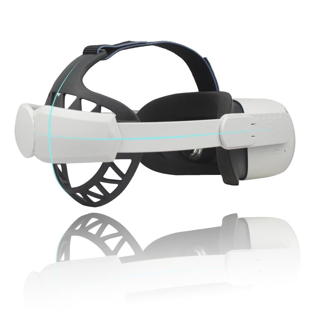 New Adjustable Head Strap for Quest 2 Headset with Soft Head Back Padding -Reduce Head Pressure Pad