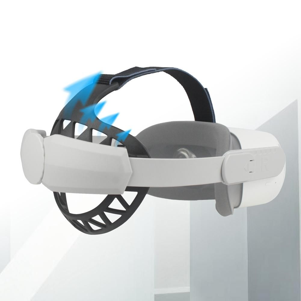 New Adjustable Head Strap for Quest 2 Headset with Soft Head Back Padding -Reduce Head Pressure Pad